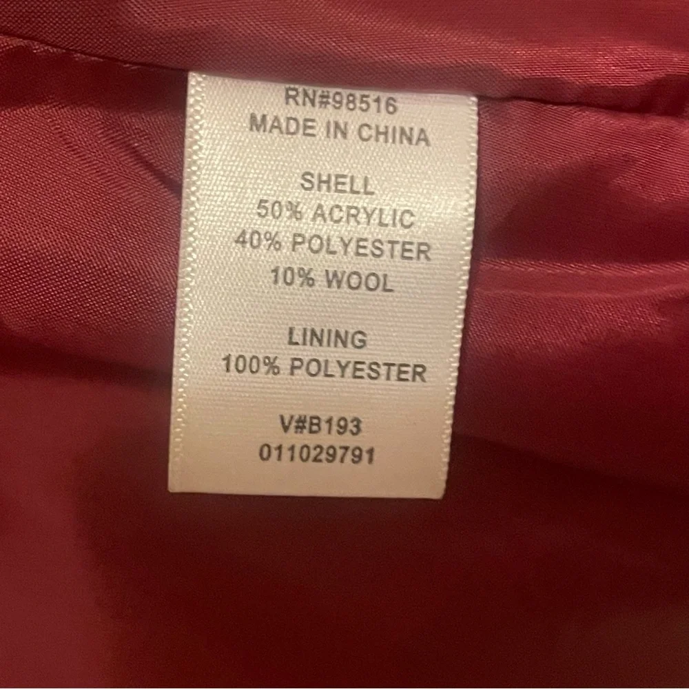 Coldwater Creek women’s Size 10 
Southwestern design Wool Blend Shacket Jacket - Picture 8 of 14